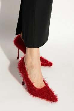 Jimmy Choo CZERWONY Szpilki `Ixia`