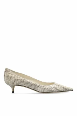 Jimmy Choo kremowy Buty na obcasie `Amelia`