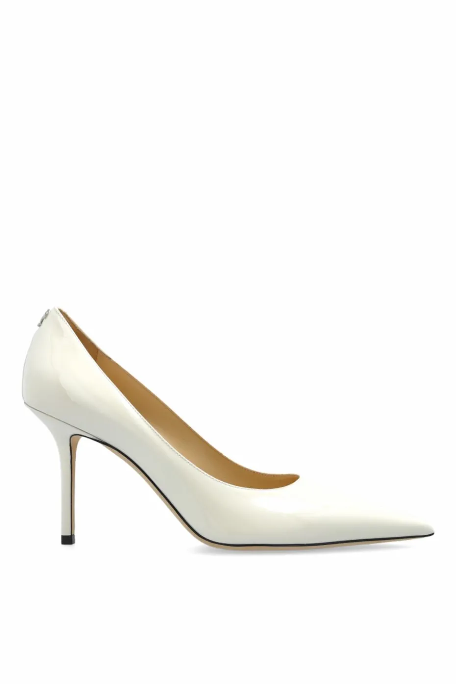Jimmy Choo kremowy Buty na obcasie `Love`