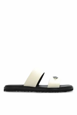 Jimmy Choo kremowy Klapki `Raiden`
