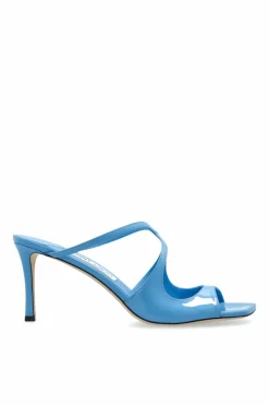 Jimmy Choo NIEBIESKI Klapki na obcasie `Anise`