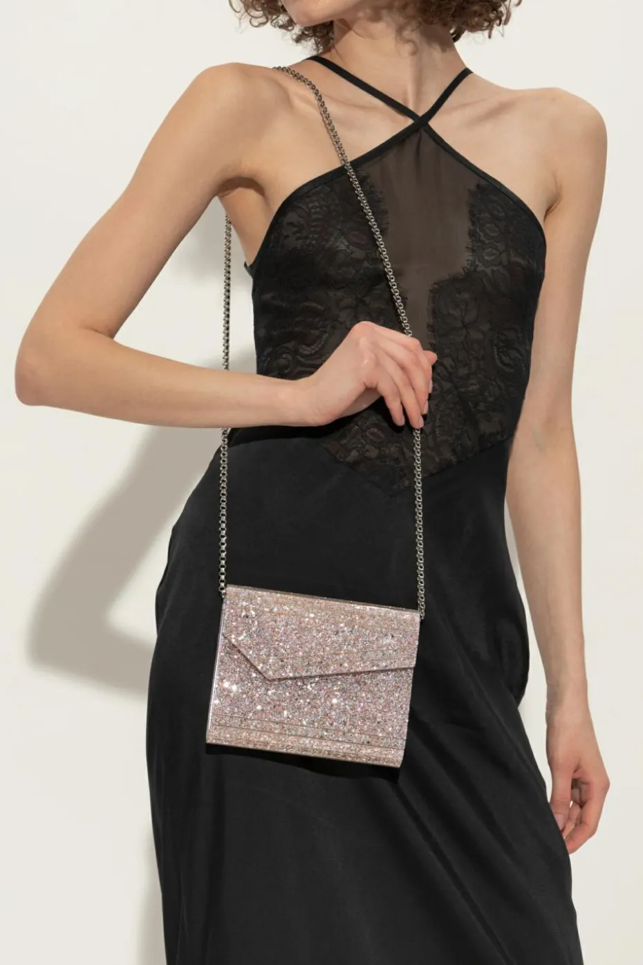 Jimmy Choo RÓŻOWY Kopertówka `Candy`