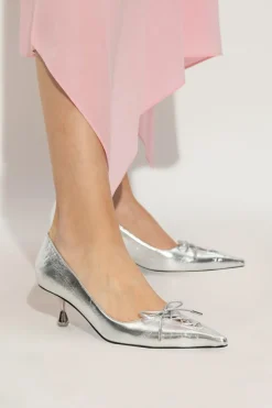 Jimmy Choo SREBRNY Buty na obcasie `Scarlett`