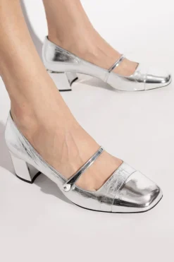 Jimmy Choo SREBRNY Buty na obcasie `Elisa`