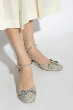 Jimmy Choo SREBRNY Buty na obcasie `Verity`