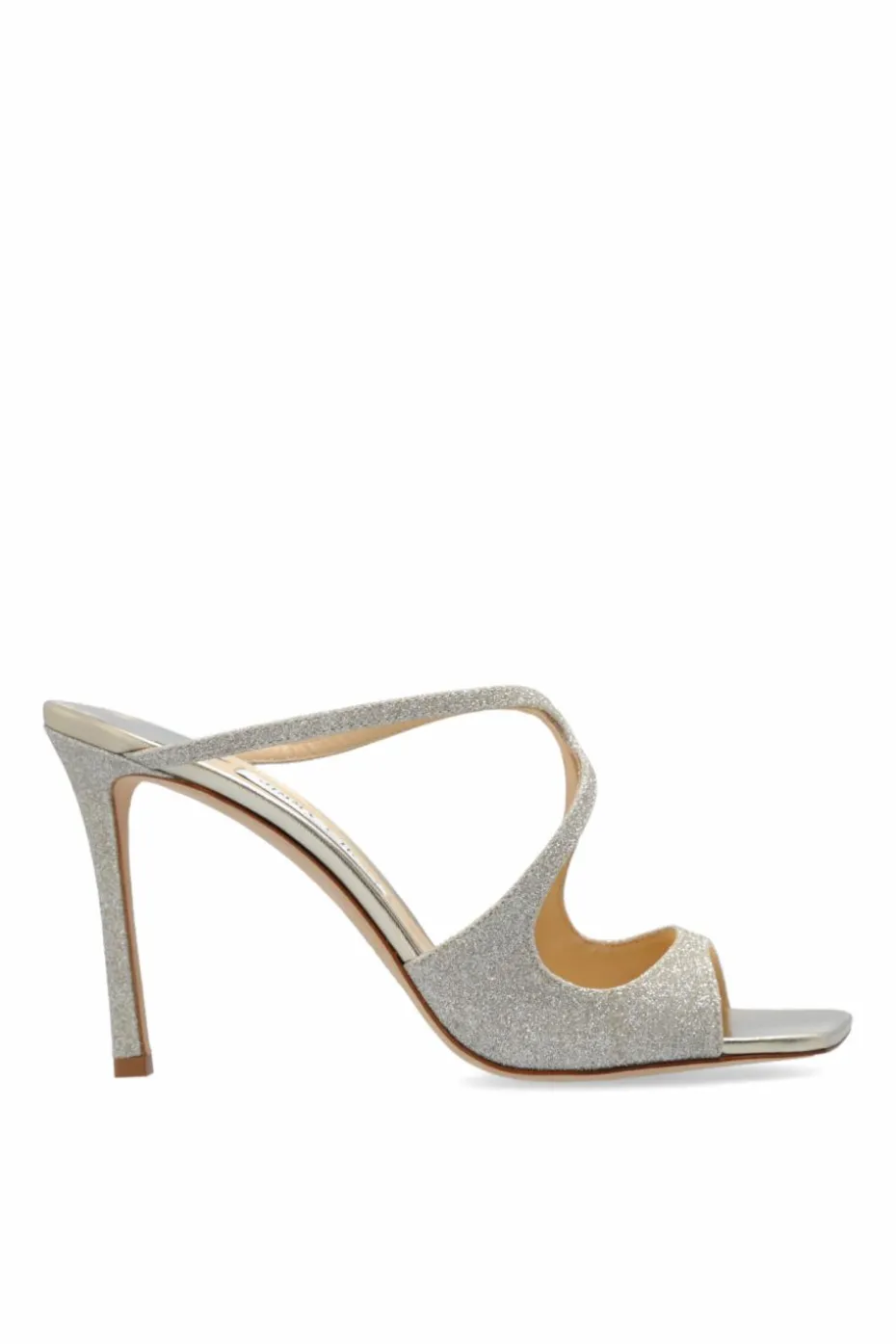 Jimmy Choo SREBRNY Klapki na obcasie ‘Anise’
