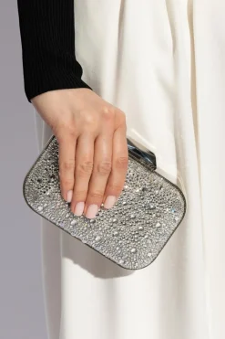 Jimmy Choo SREBRNY Kopertówka ‘Cloud’