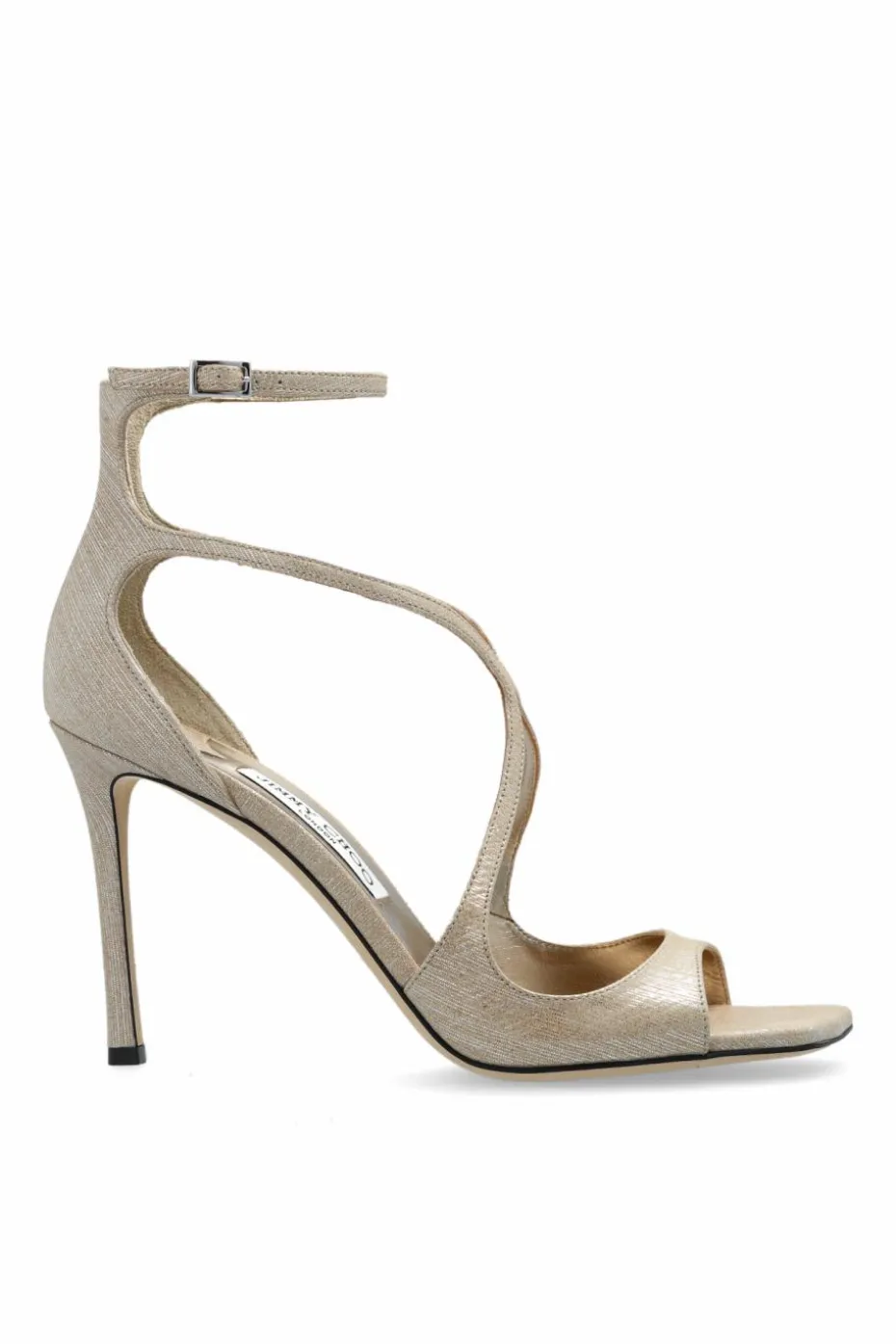Jimmy Choo SREBRNY Sandały na obcasie `Azia`