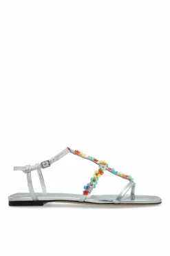 Jimmy Choo SREBRNY Sandały `Gwyn`