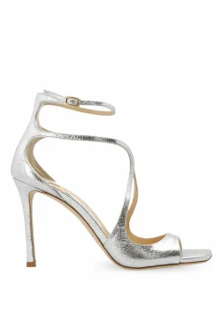 Jimmy Choo SREBRNY Sandały na obcasie ‘Azia’