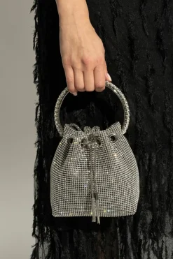 Jimmy Choo SREBRNY Torba ‘Bon Bon’