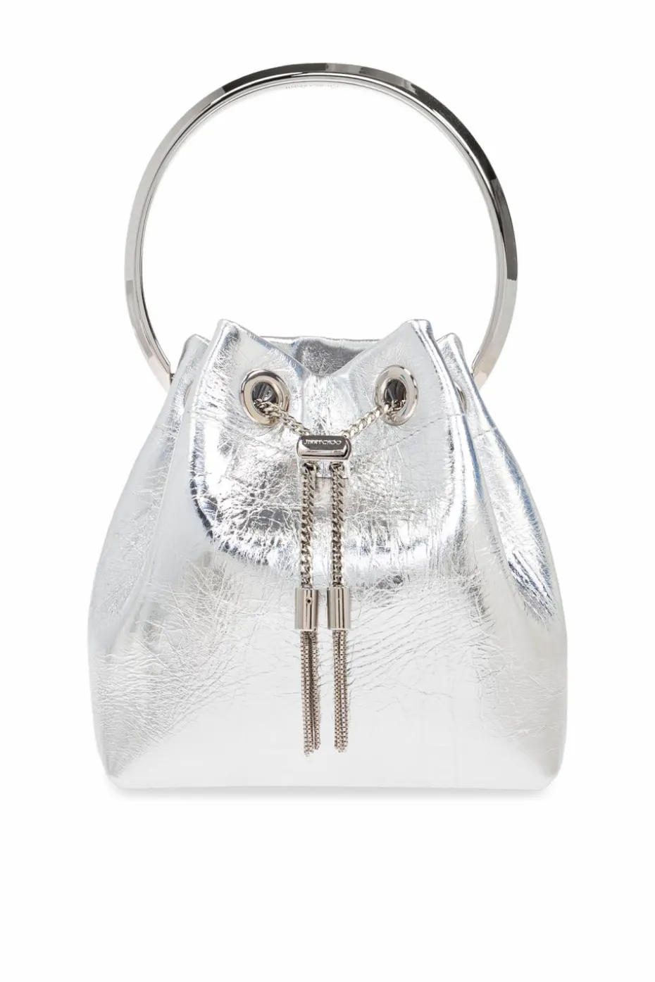 Jimmy Choo SREBRNY Torba do ręki `Bon Bon`