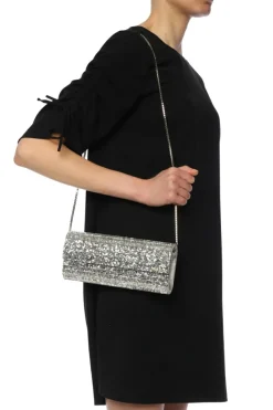 Jimmy Choo SREBRNY Torba na ramię ‘Sweetie’
