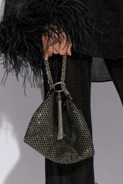 Jimmy Choo SREBRNY Torba do ręki 'Callie'