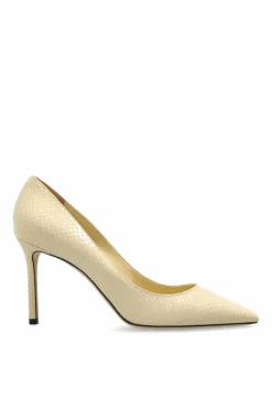 Jimmy Choo ŻÓŁTY Buty na obcasie `Romy`