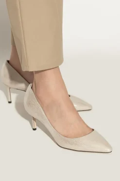 Jimmy Choo ZŁOTY Buty na obcasie `Romy`