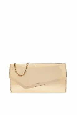 Jimmy Choo ZŁOTY Torba na łańcuchu ‘Emmie’