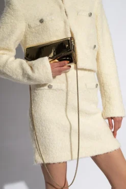 Jimmy Choo ZŁOTY Torba na łańcuchu ‘Emmie’