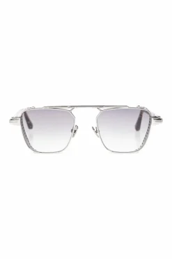 John Dalia SREBRNY Okulary przeciwsłoneczne ‘Scotty’