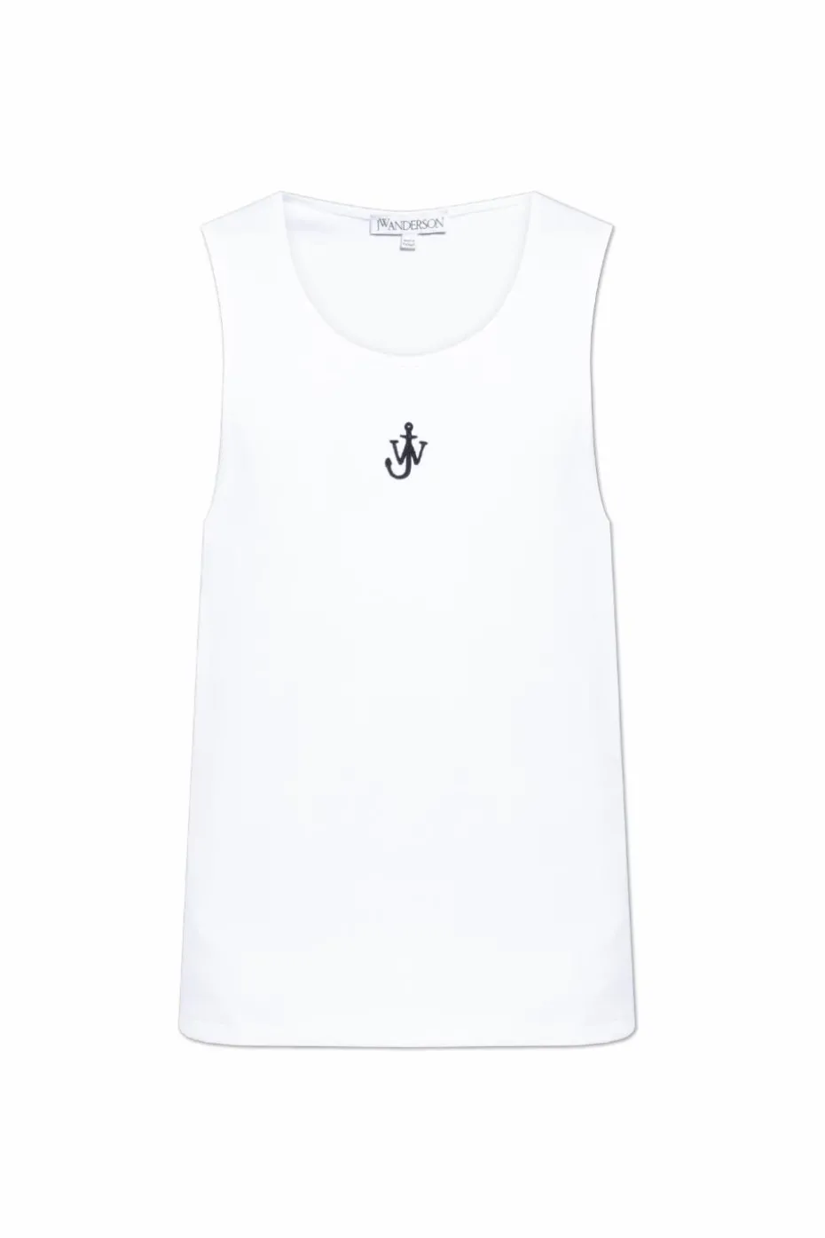 JW Anderson BIAŁY Prążkowany top