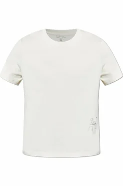 JW Anderson BIAŁY T-shirt ze wzorem