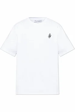 JW Anderson BIAŁY T-shirt z logo