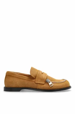 JW Anderson BRĄZOWY Skórzane buty