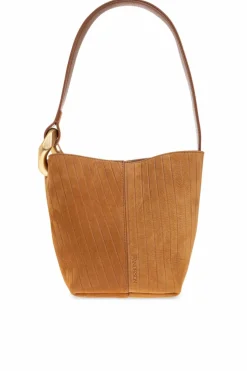 JW Anderson BRĄZOWY Torba na ramię `Corner Small` typu `bucket`