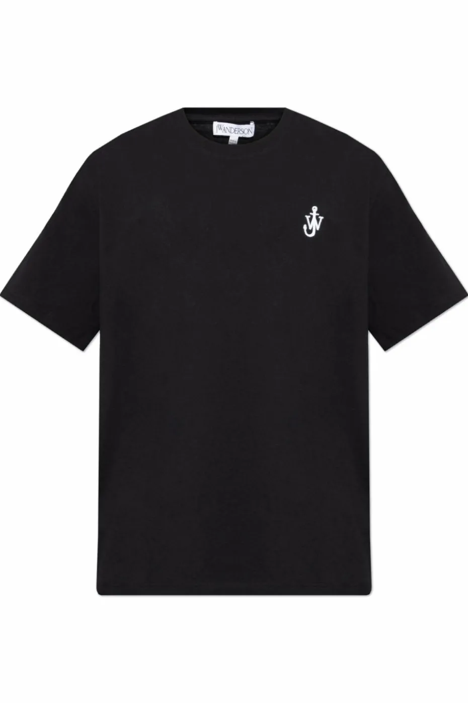 JW Anderson CZARNY T-shirt z logo