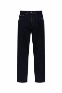 JW Anderson GRANATOWY Jeansy z logo