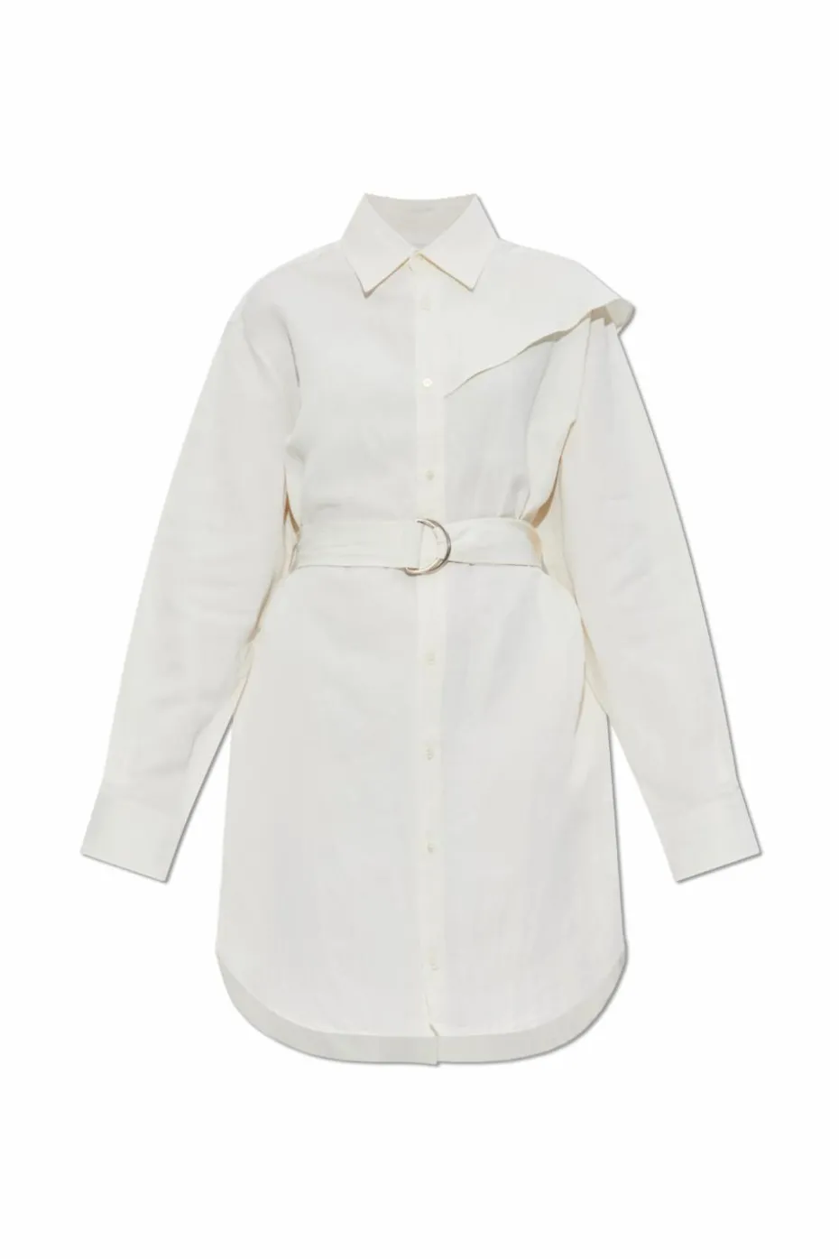 JW Anderson kremowy Sukienka z paskiem