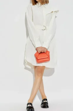 JW Anderson kremowy Sukienka z paskiem