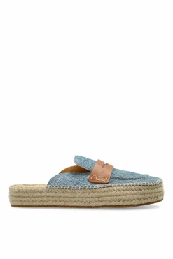 JW Anderson NIEBIESKI Jeansowe klapki