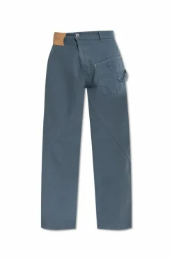 JW Anderson NIEBIESKI Jeansy z logo
