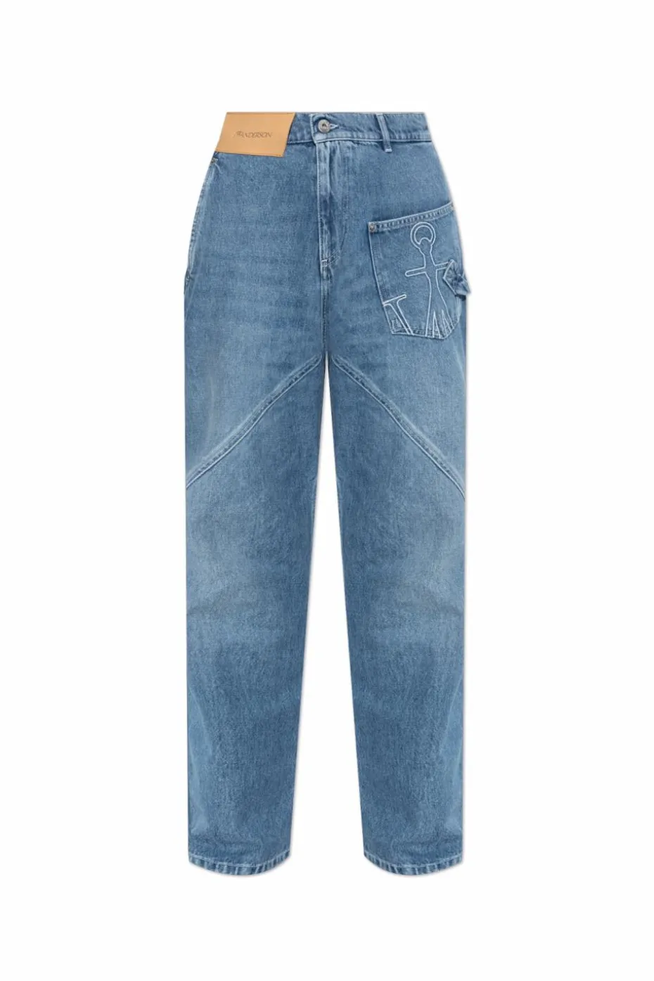 JW Anderson NIEBIESKI Jeansy z logo