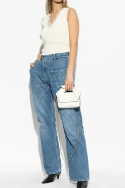 JW Anderson NIEBIESKI Jeansy z logo