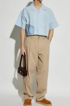 JW Anderson NIEBIESKI Koszula z krótkimi rękawami