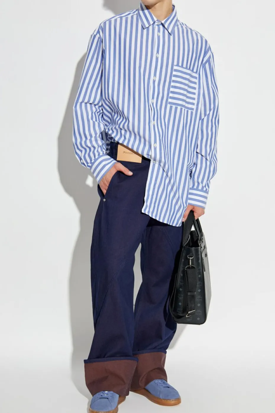 JW Anderson NIEBIESKI Koszula typu `oversize`