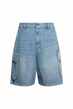 JW Anderson NIEBIESKI Szorty jeansowe