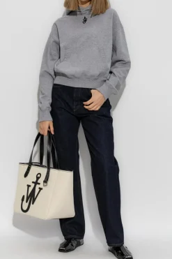 JW Anderson SZARY Bluza z logo