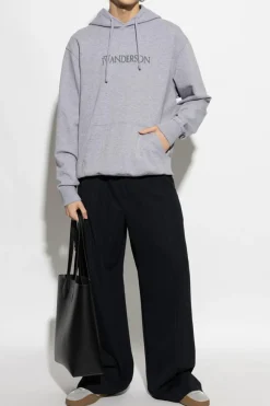JW Anderson SZARY Bluza z logo