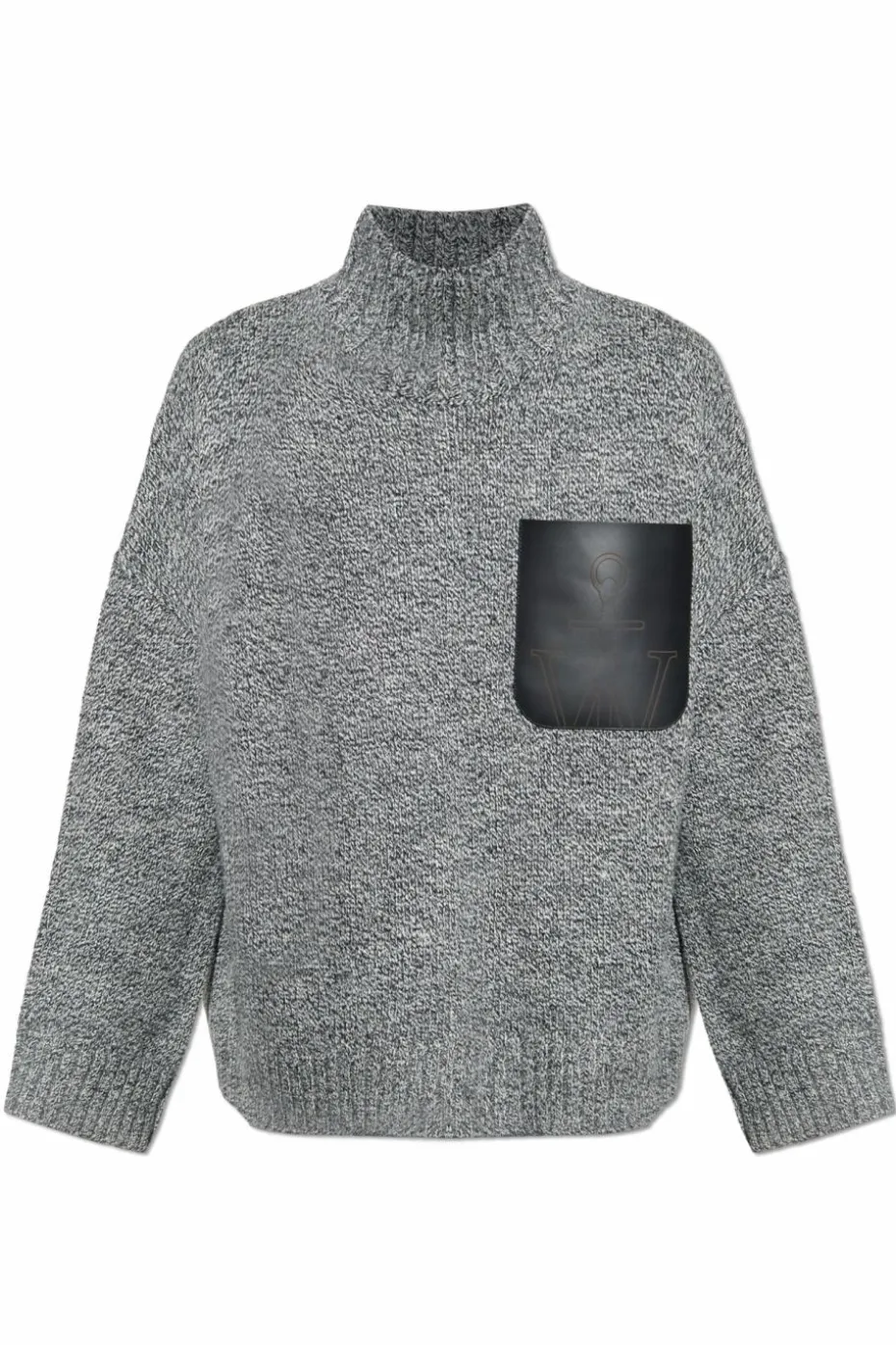 JW Anderson SZARY Wełniany golf