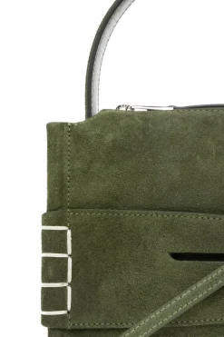 JW Anderson ZIELONY Torba do ręki `Loafer`