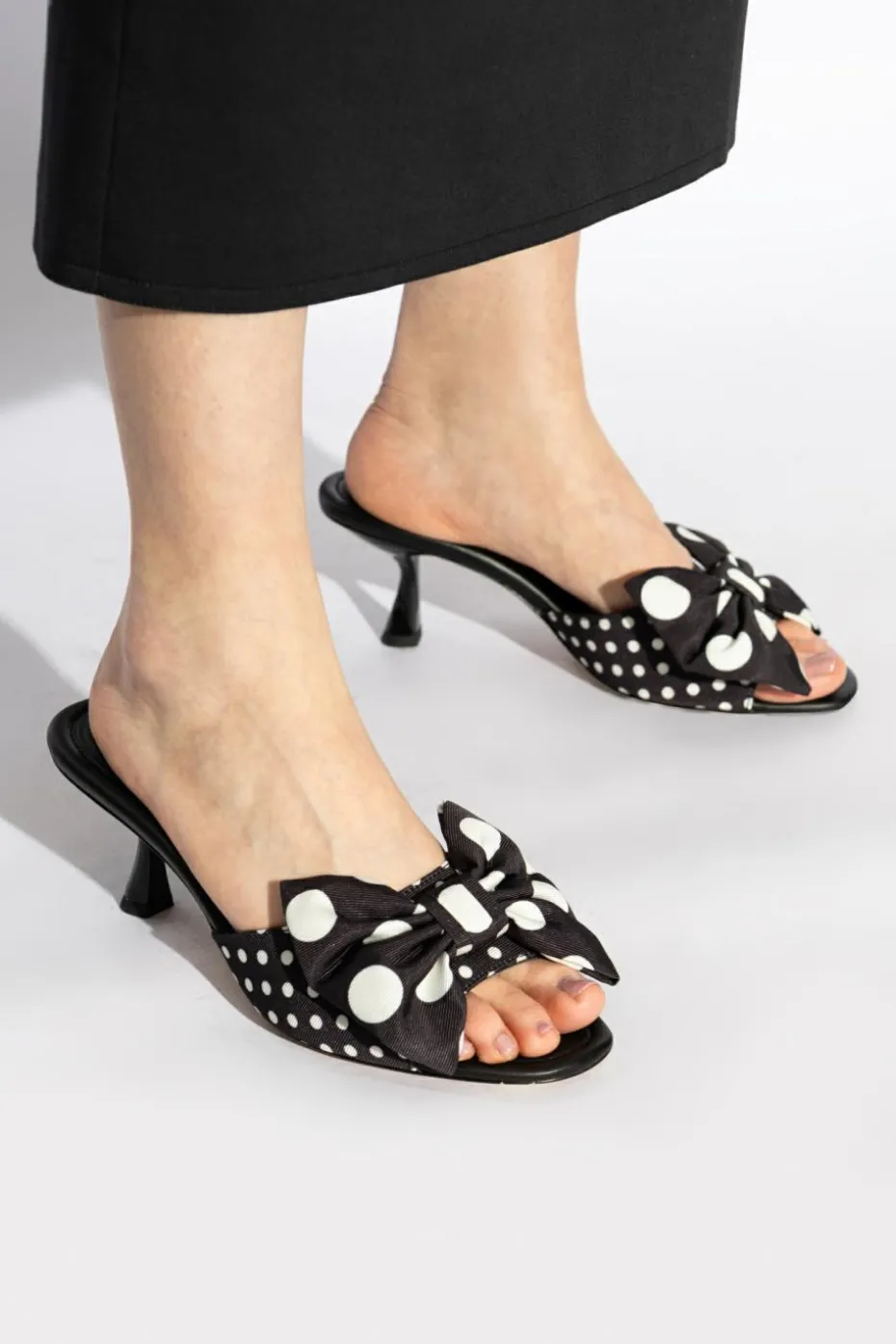 Kate Spade CZARNY Klapki na obcasie `Rue`