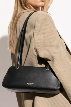 Kate Spade CZARNY Skórzana torba na ramię
