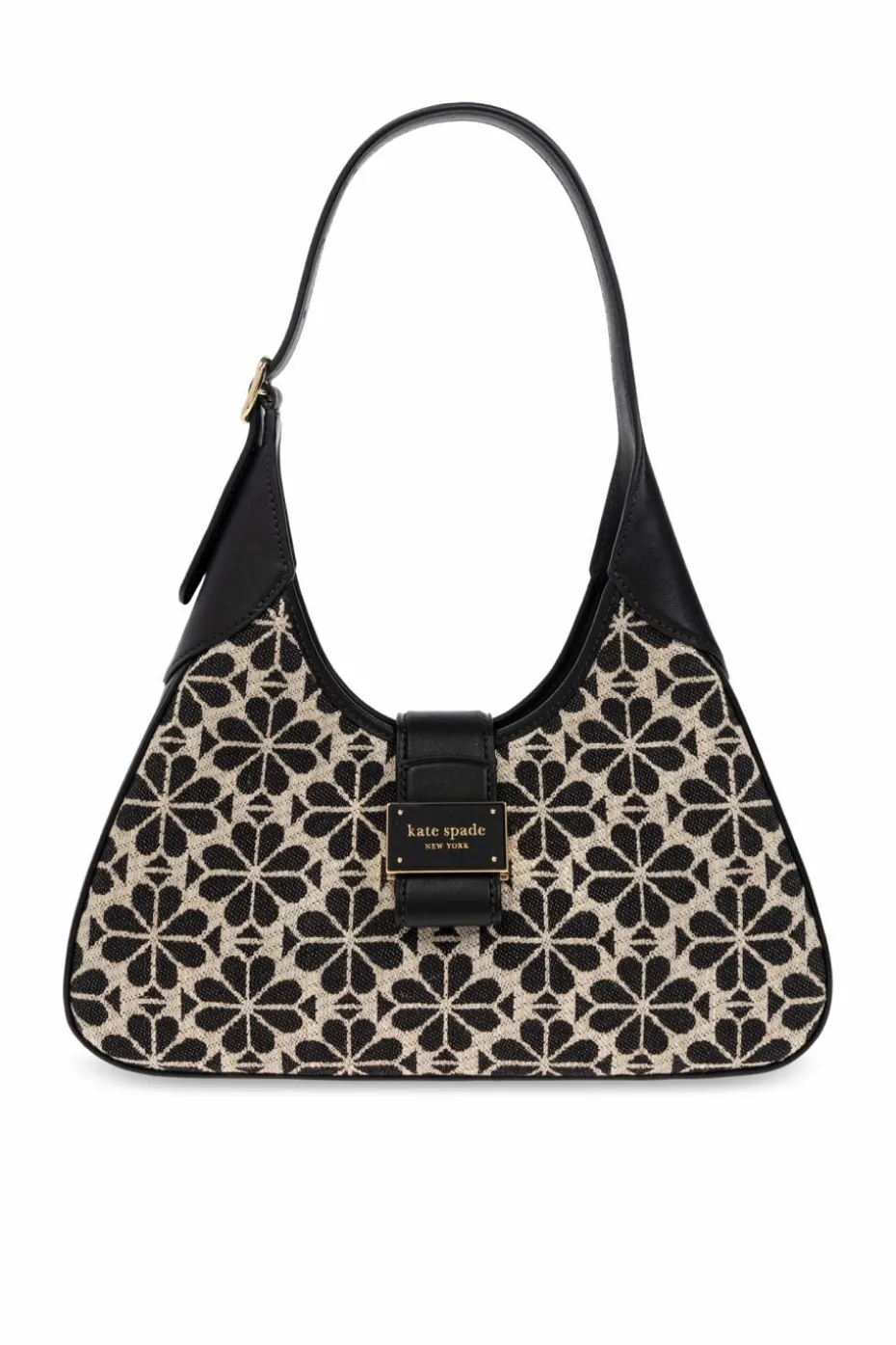 Kate Spade CZARNY Torba na ramię `Spade Flower Small`