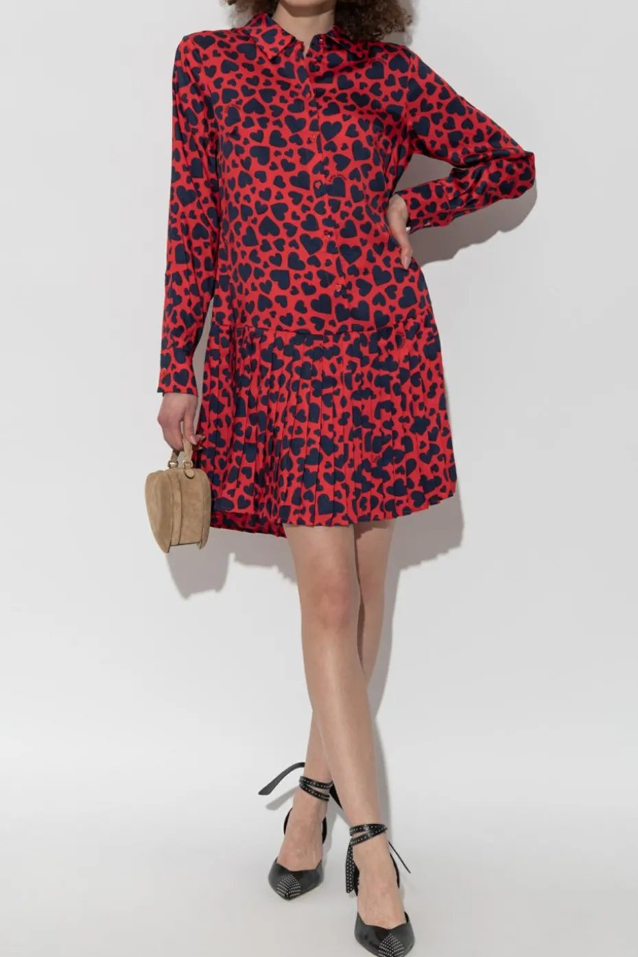 Kate Spade CZERWONY Sukienka z logo