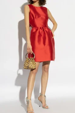 Kate Spade CZERWONY Sukienka z dekoracyjną kokardą na plecach