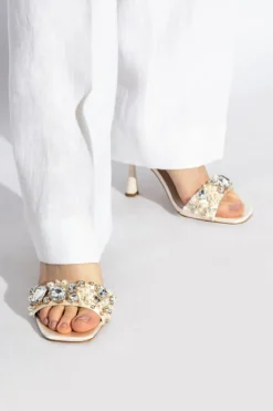 Kate Spade kremowy Sandały na obcasie `Treasure`