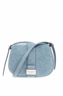 Kate Spade NIEBIESKI Zamszowa torba na ramię